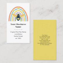 Moderner Imker Apiary Bio Honey Retro Rainbow