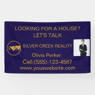 Moderner Immobilien-Werbe-Makler Banner