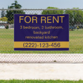 Moderner Immobilien-Werbemakler Banner (Insitu)