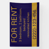 Moderner Immobilien-Werbemakler Banner (Vertikal)