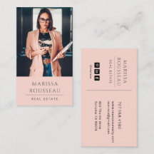 Moderner Immobilienmakler Blush