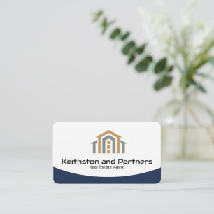 Moderner Immobilienmakler Werbeimmobilienmakler Go Visitenkarte