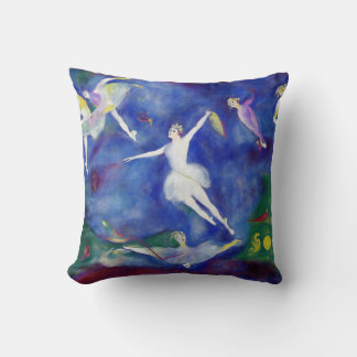 Moderner Impressionist Ballerinas im Himmel Kissen