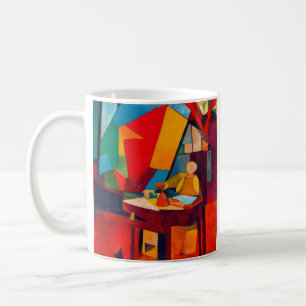 Moderner Impressionist Ein Künstlerstudio Kaffeetasse