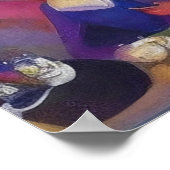 Moderner Impressionist ein überfüllter Bar Poster (Ecke)