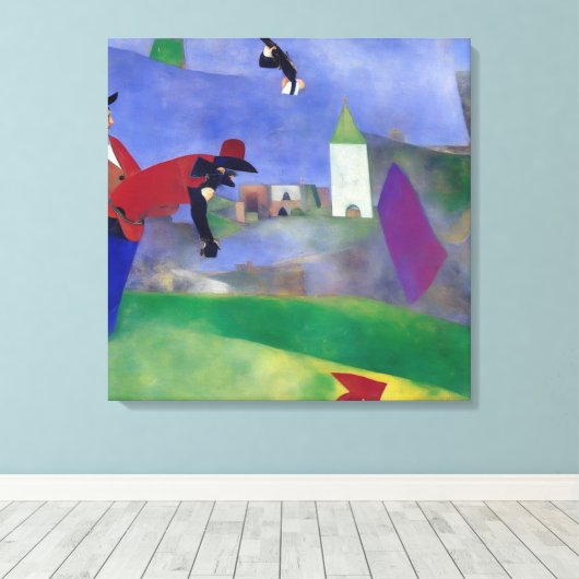 Moderner Impressionist nach dem Duell Leinwanddruck (Insitu (Holzboden))