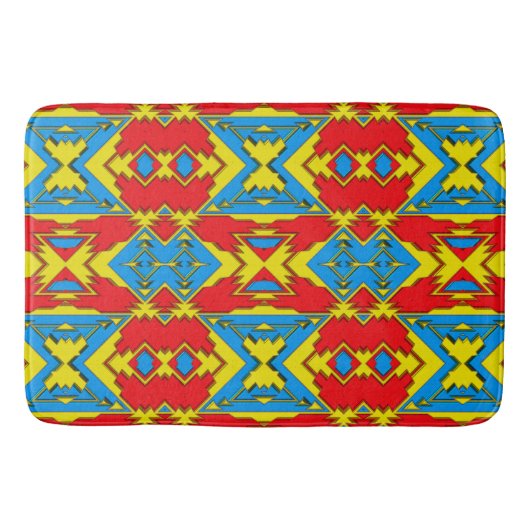 Moderner Indianer 12-Badermatte Badematte (Vorderseite)