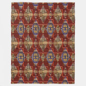 Moderner Indianer 16 Fleecedecke (Vorderseite)