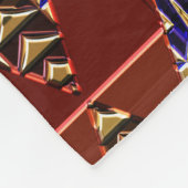 Moderner Indianer 16 Fleecedecke (Ecke)