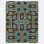 Moderner Indianer 18 Fleecedecke (Vorderseite)