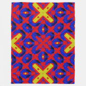 Moderner Indianer 30 Fleecedecke (Vorderseite)