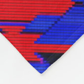 Moderner Indianer 30 Fleecedecke (Ecke)