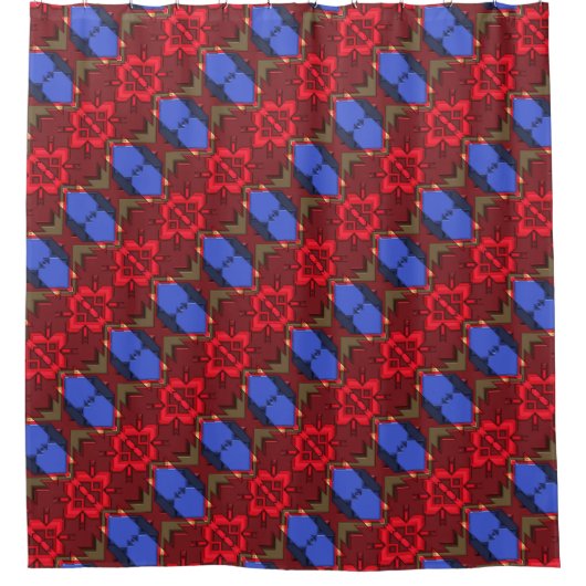 Moderner Indianer 34 Duschvorhang (Vorderseite)