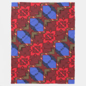 Moderner Indianer 34 Fleecedecke (Vorderseite)