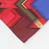 Moderner Indianer 34 Fleecedecke (Ecke)