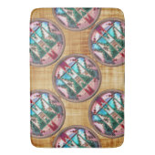 Moderner Indianerstaat 15 Bath Mat Badematte (Vorderseite Vertikal)