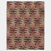Moderner Indianerstaat 21 Fleecedecke (Vorderseite)