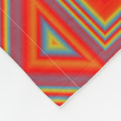 Moderner Indianerstaat 22 Fleecedecke (Ecke)