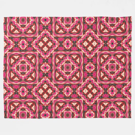 Moderner Indianerstaat 27 Fleecedecke (Vorderseite (Horizontal))