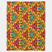 Moderner Indianerstaat 28 Fleecedecke (Vorderseite)