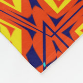 Moderner Indianerstaat 28 Fleecedecke (Ecke)