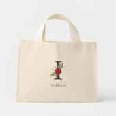 Moderner, individuell anpassbarer Mit Monogramm Br Mini Stoffbeutel (Vorne)