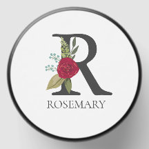 Moderner, individuell anpassbarer Mit Monogramm Bu