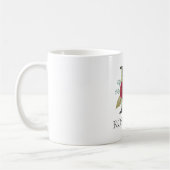 Moderner, individuell anpassbarer Mit Monogramm Bu Kaffeetasse (Links)