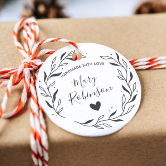 Moderner Individuelle Name aus Leder mit Liebe Gummistempel