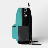 Moderner Individuelle Name Billiard Ball Bedruckter Rucksack (Rechts)