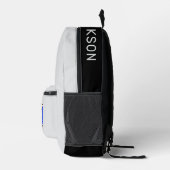 Moderner Individuelle Name Billiard Ball Bedruckter Rucksack (Rechts)