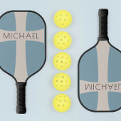 Moderner Individuelle Name Christliche Cross Mascu Pickleball Schläger