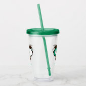 Moderner Individuelle Name Funny Funny Flag Irish  Acryltrinkbecher (Links)