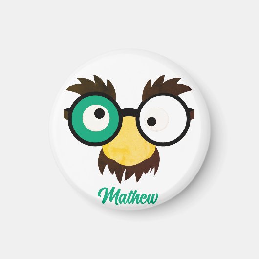 Moderner Individuelle Name Funny Funny Flag Irish Magnet (Vorne)