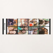 Moderner Individuelle Name für 8 Fotolagenseiten Yogamatte (Vorderseite (Horizontal))