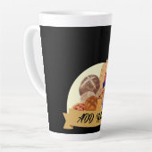 Moderner individuelle Name für Backwaren Milchtasse (Linke Ecke)