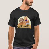 Moderner individuelle Name für Backwaren T-Shirt (Vorderseite)
