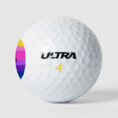 Moderner Individuelle Name für dynamisches Design Golfball (Logo)