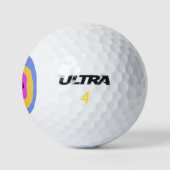 Moderner Individuelle Name für dynamisches Design Golfball (Logo)