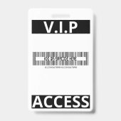 Moderner Individuelle Name für Print-Logos V.I.P-B Ausweis (Back)