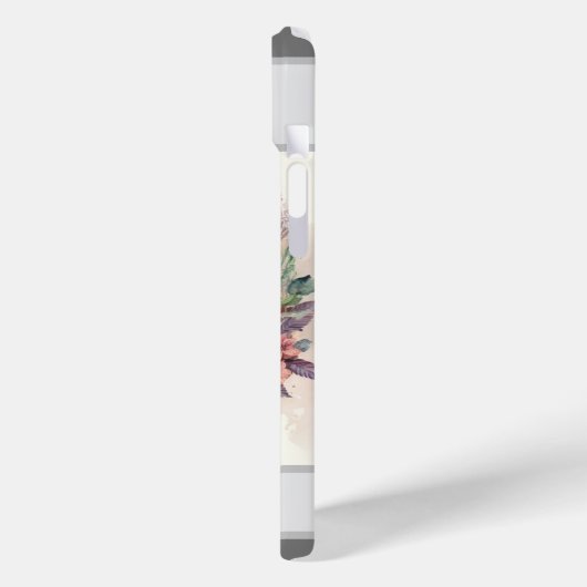 Moderner Individuelle Name für Wasserrutsche Rosa Case-Mate iPhone Hülle (Rückseite / Links)