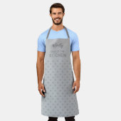 Moderner Individuelle Name King of the Kitchen Pat Schürze (Getragen)