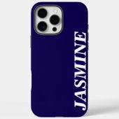 MODERNER INDIVIDUELLE NAME SOLID ROYAL BLUE FARBE Case-Mate iPhone HÜLLE (Rückseite)