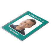 Moderner Individuelle Name und Foto Notizblock (Linke Seite)