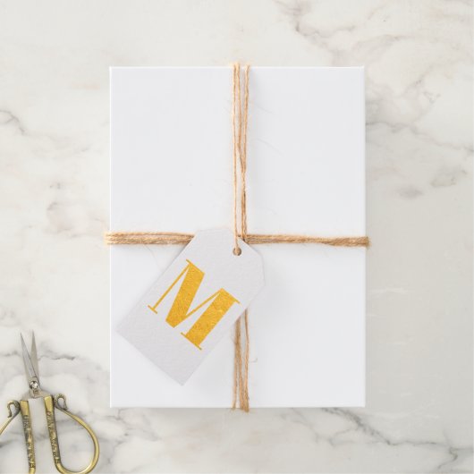 Moderner, individueller Anfangsbuchstabe mit Monog Geschenkanhänger (Mit Schnur)