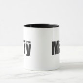 Moderner, individueller Name "Mary" in "Distressed Tasse (Zentrum)