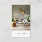 Moderner Innenarchitekt Berater Qr Visitenkarte (Vorderseite)