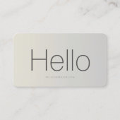 Moderner Innendesigner Berufliches Silber-Foto Visitenkarte (Vorderseite)