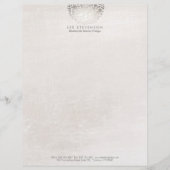 Moderner Innendesigner monochromatisch neutral Briefkopf (Vorderseite)