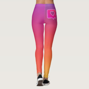 Moderner Instagram-Influencer-Sonnenuntergang-Ombr Leggings
